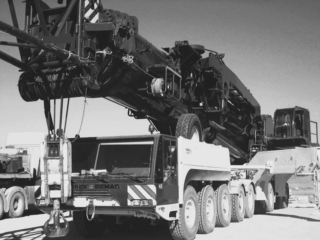 700 metric ton capacity mobile crane rental.